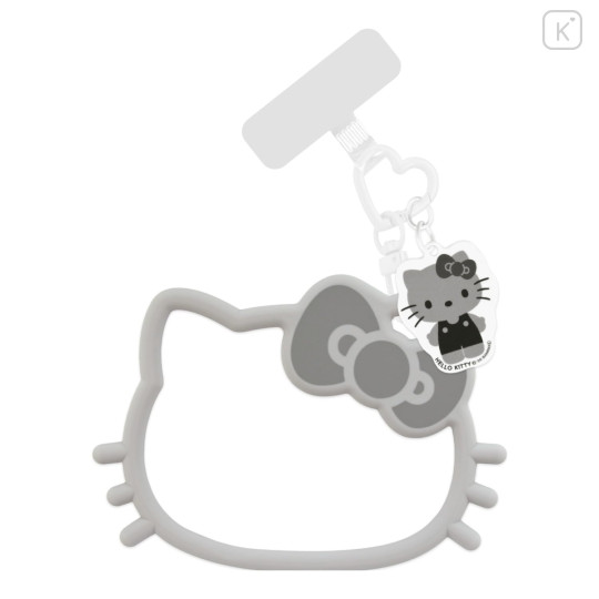 Japan Sanrio Multi Ring Plus with Silicone Bracelet - Hello Kitty : Gray - 1