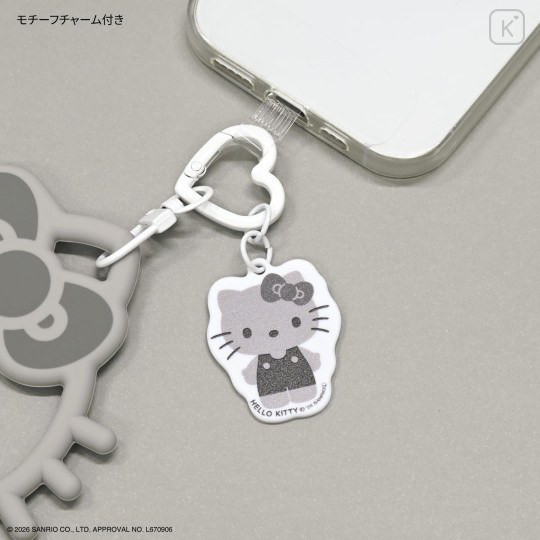 Japan Sanrio Multi Ring Plus with Silicone Bracelet - Hello Kitty : Gray - 4