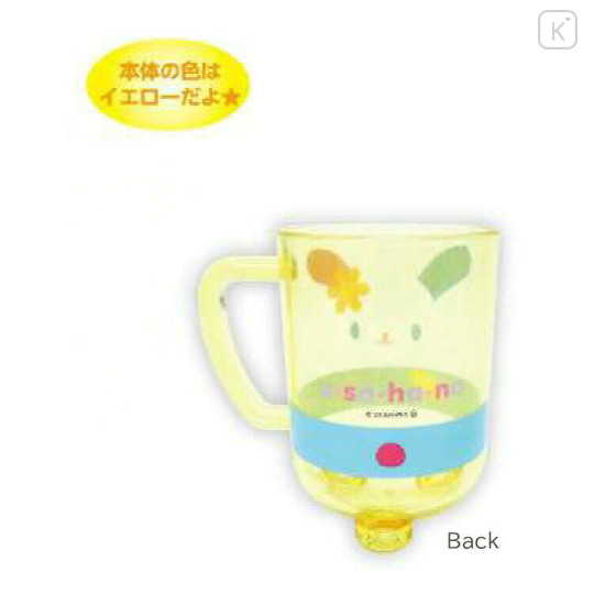 Japan Sanrio Clear Plastic Tumbler - Usahana : Standing Figure - 2