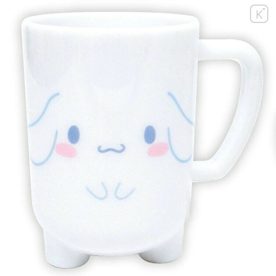 Japan Sanrio Clear Plastic Tumbler - Cinnamoroll : Standing Figure - 1