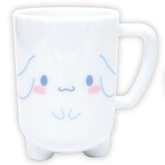 Japan Sanrio Clear Plastic Tumbler - Cinnamoroll : Standing Figure