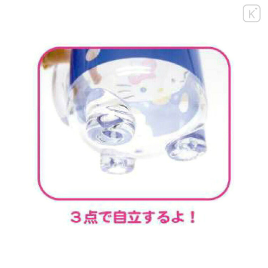 Japan Sanrio Clear Plastic Tumbler - Hello Kitty : Standing Figure - 3