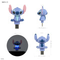 Japan Disney Powattomo Soft Glow USB-C Charm Pin - Stitch - 2