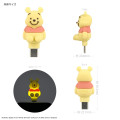 Japan Disney Powattomo Soft Glow USB-C Charm Pin - Pooh - 2