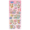 Japan Angel Blue Mochi Mochi Marshmallow Sticker - Pink - 1