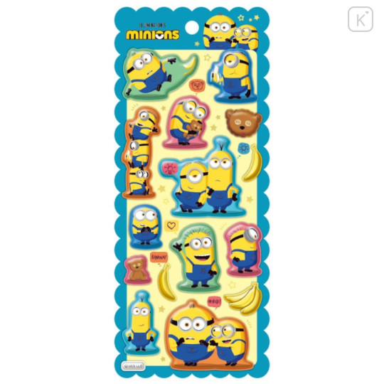 Japan Minions Mochi Mochi Marshmallow Sticker - Minions - 1