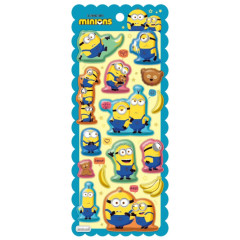 Japan Minions Mochi Mochi Marshmallow Sticker - Minions
