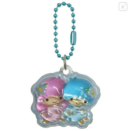 Japan Sanrio Puffy Petit Ball Chain - Little Twin Stars : Sunburned - 1