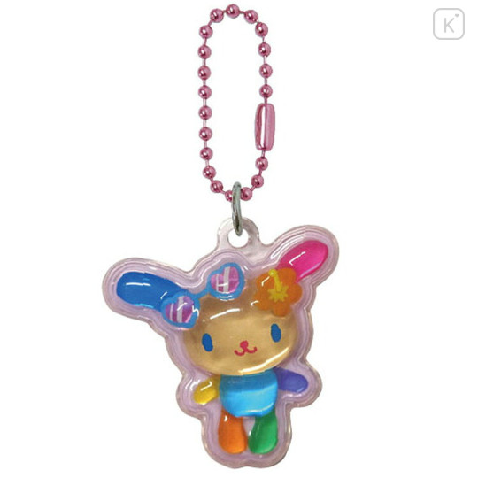 Japan Sanrio Puffy Petit Ball Chain - Usahana : Sunburned - 1
