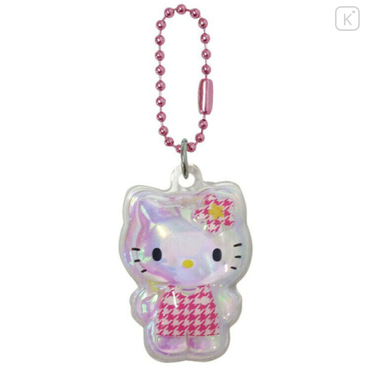 Japan Sanrio Puffy Petit Ball Chain - Hello Kitty : Kaohana Pink - 1