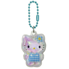 Japan Sanrio Puffy Petit Ball Chain - Hello Kitty : Kaohana Blue