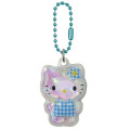 Japan Sanrio Puffy Petit Ball Chain - Hello Kitty : Kaohana Blue - 1