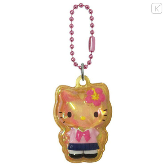 Japan Sanrio Puffy Petit Ball Chain - Hello Kitty : Gal Tan - 1