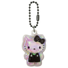 Japan Sanrio Puffy Petit Ball Chain - Hello Kitty : Monochrome