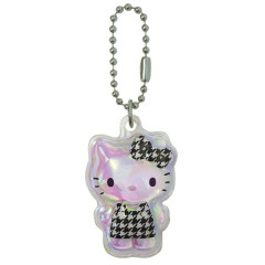 Japan Sanrio Puffy Petit Ball Chain - Hello Kitty : Houndstooth