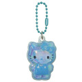 Japan Sanrio Puffy Petit Ball Chain - Hello Kitty : Blue - 1